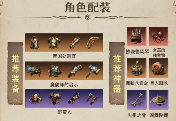 大号角埃里奇配队配装天赋升级攻略