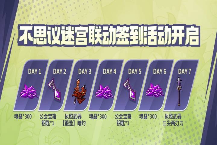 失落城堡X不思议迷宫联动大版本开启！全新联动外观&执照武器来袭！