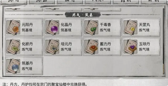 鬼谷八荒丹药攻略