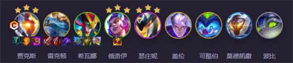 《云顶之弈手游》S14适应性打击阵容搭配